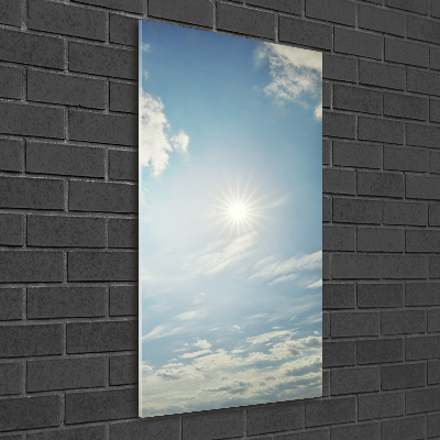 Tableau photo sur verre Soleil dans le ciel