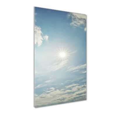 Tableau photo sur verre Soleil dans le ciel