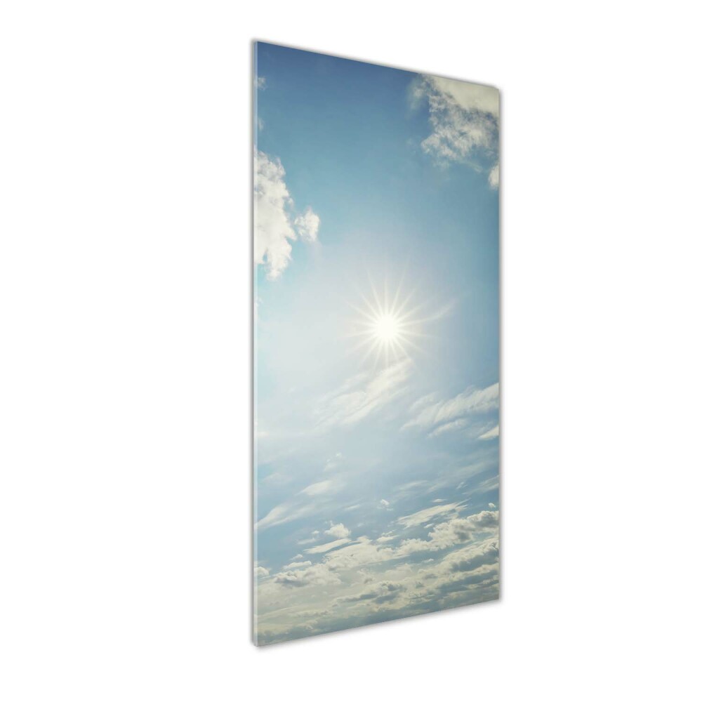 Tableau photo sur verre Soleil dans le ciel