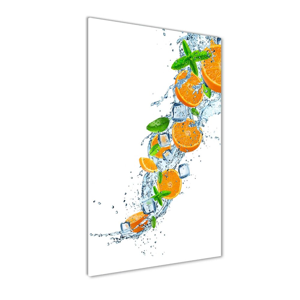 Tableau sur verre Oranges