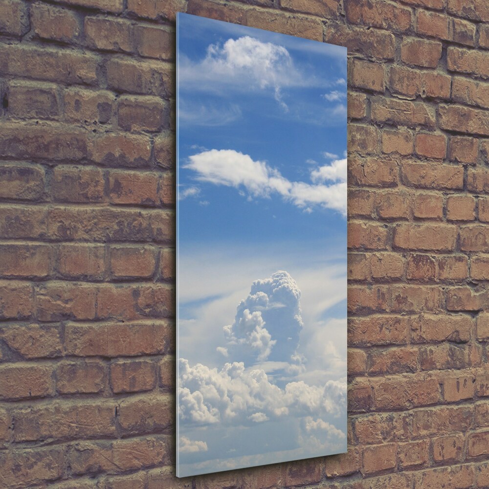 Tableau photo sur verre Des nuages dans le ciel