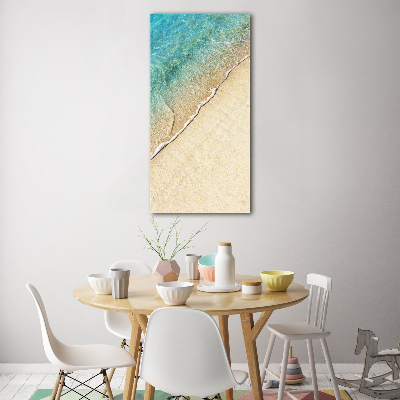 Tableau sur verre Vague de mer