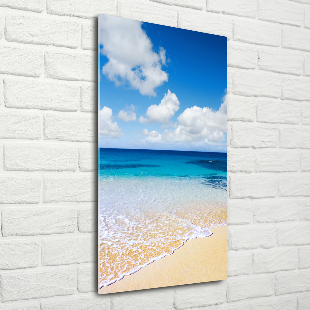 Tableau photo sur verre Plage tropicale ocean