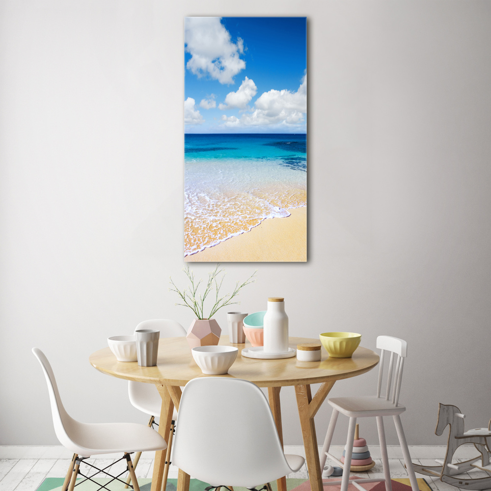 Tableau photo sur verre Plage tropicale ocean