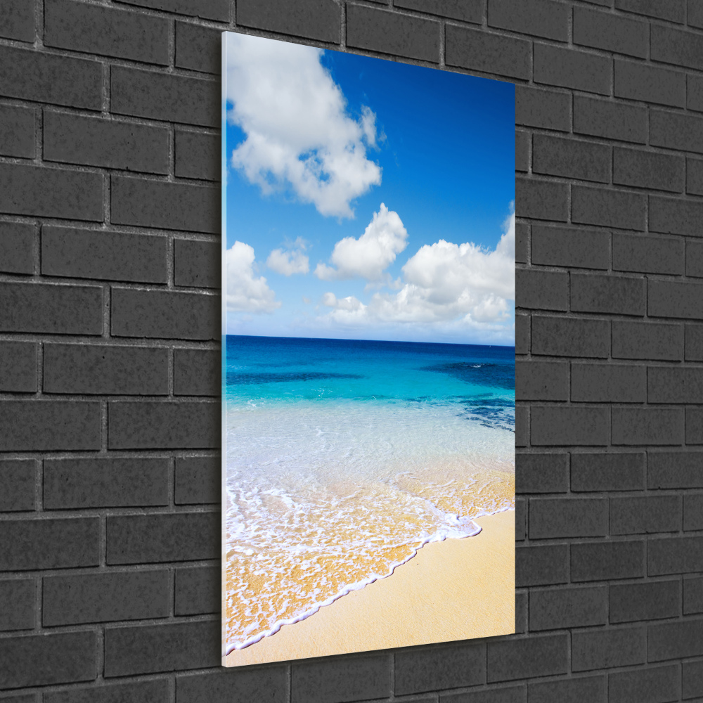 Tableau photo sur verre Plage tropicale ocean