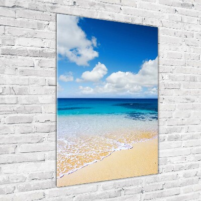 Tableau photo sur verre Plage tropicale ocean