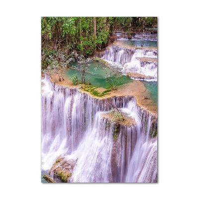 Tableau imprimé sur verre Chute d'eau