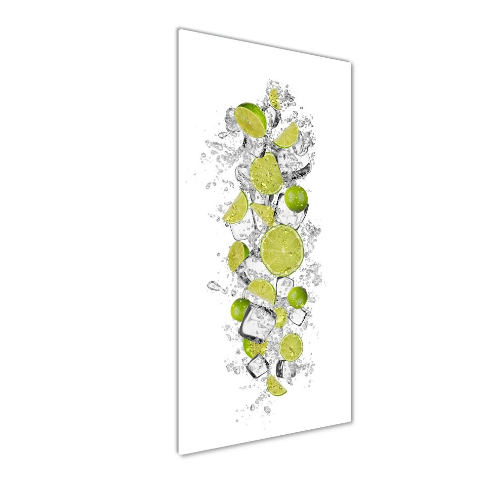 Tableau imprimé sur verre Citrons verts