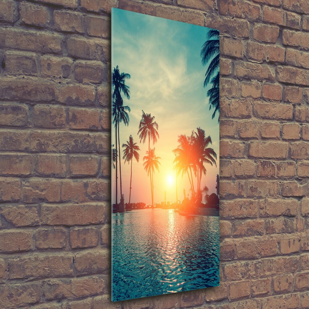 Tableau sur verre Plage exotique ocean