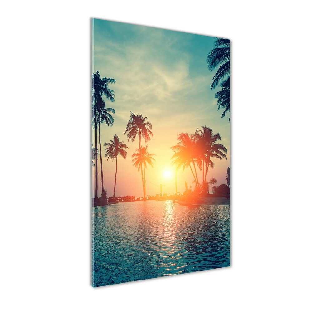 Tableau sur verre Plage exotique ocean