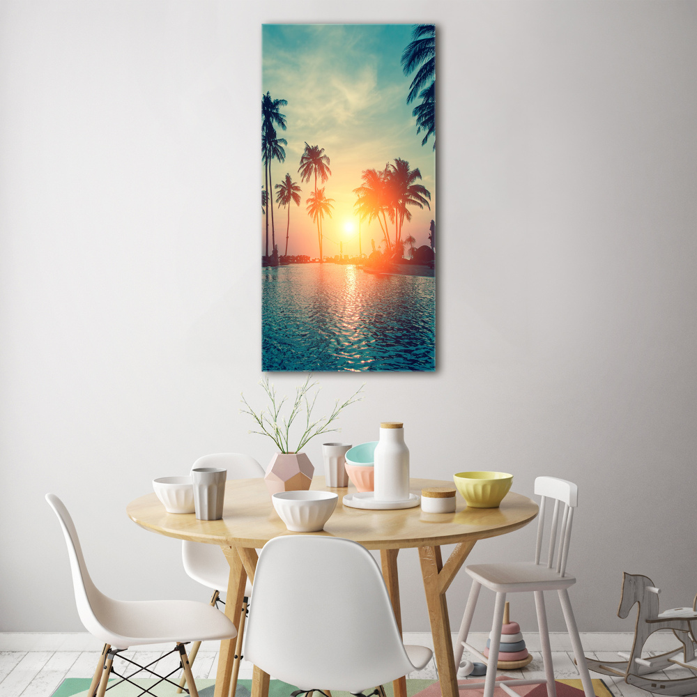 Tableau sur verre Plage exotique ocean