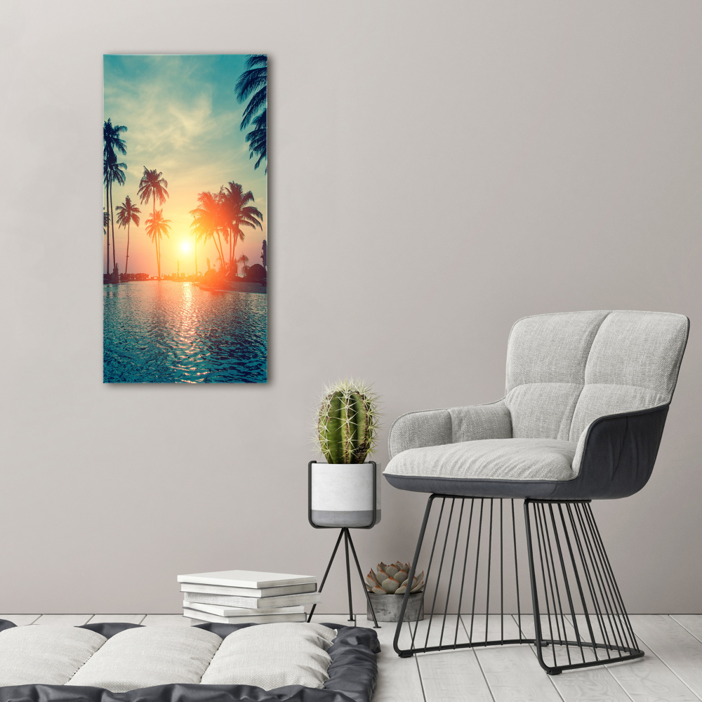 Tableau sur verre Plage exotique ocean