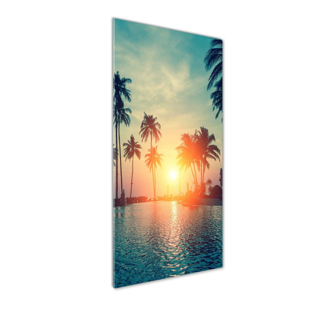 Tableau sur verre Plage exotique ocean