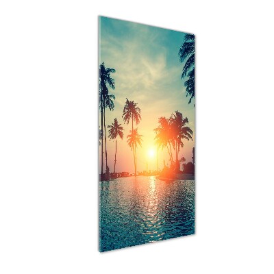 Tableau sur verre Plage exotique ocean