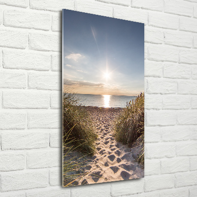 Tableau photo sur verre Dunes côtières