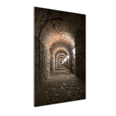 Tableau photo sur verre Caves