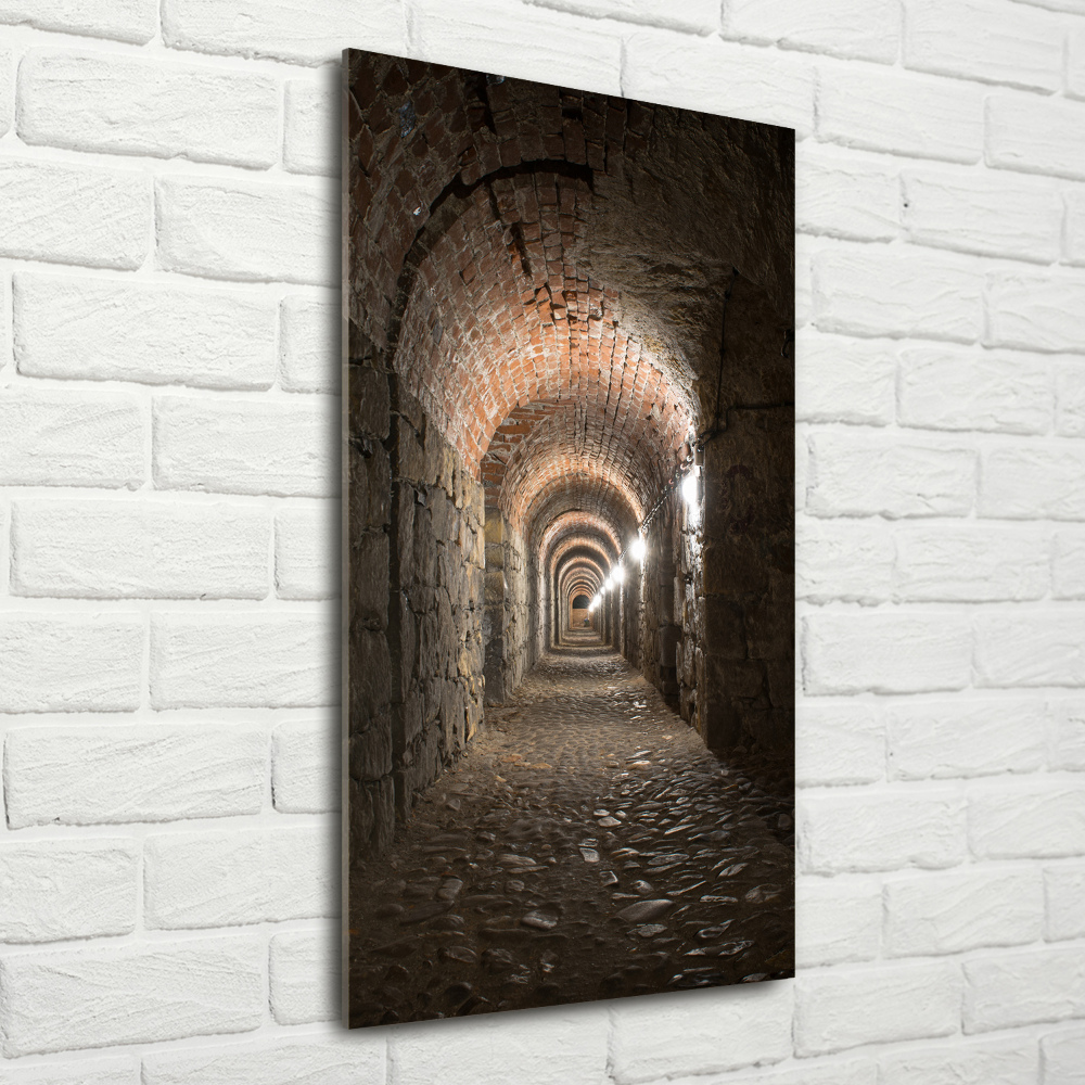 Tableau photo sur verre Caves