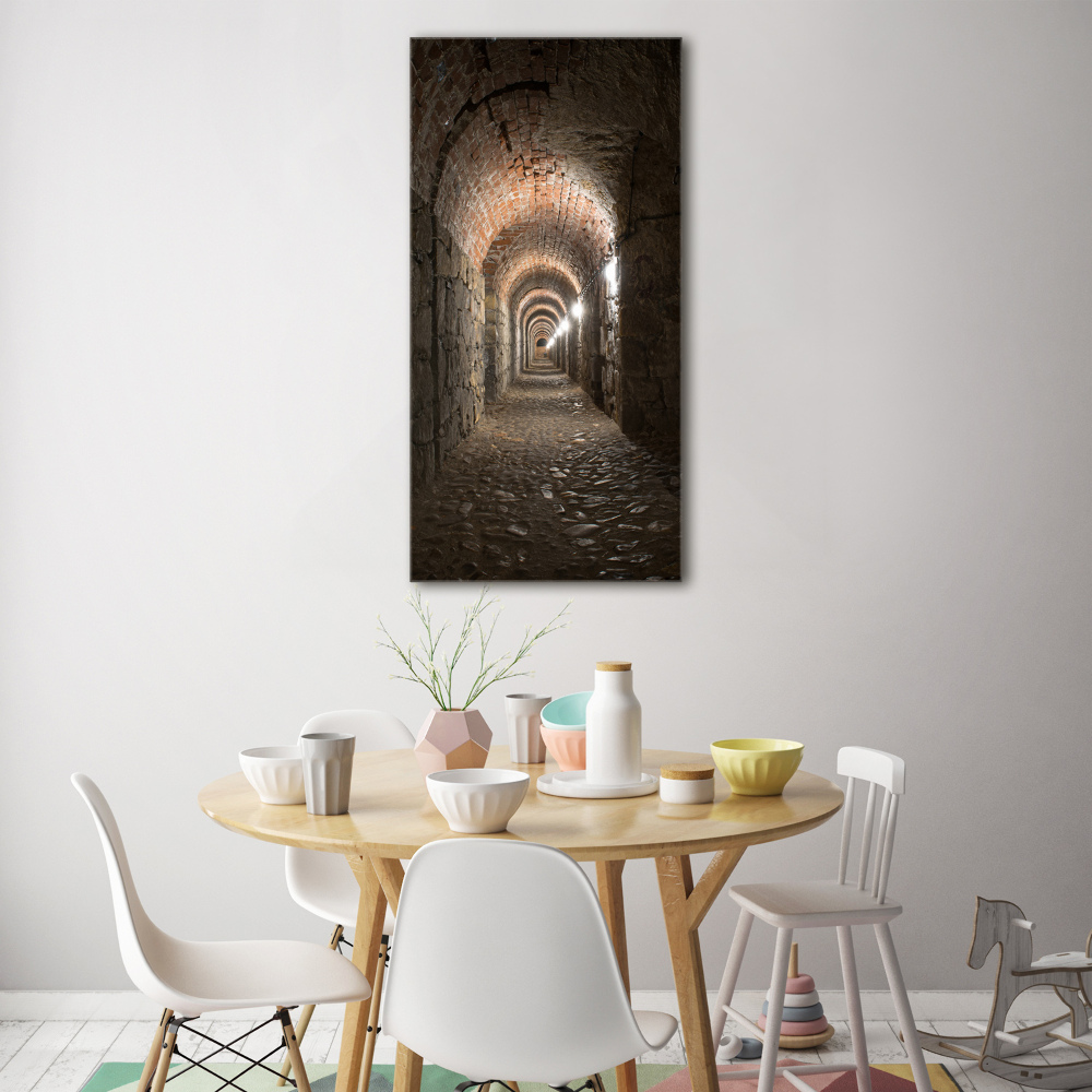 Tableau photo sur verre Caves