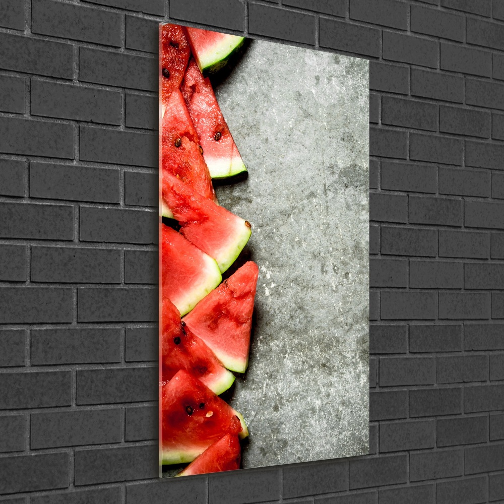 Tableau verre imprimé Melon d'eau