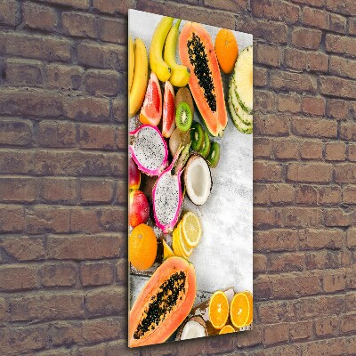 Tableau en verre Des fruits savoureux