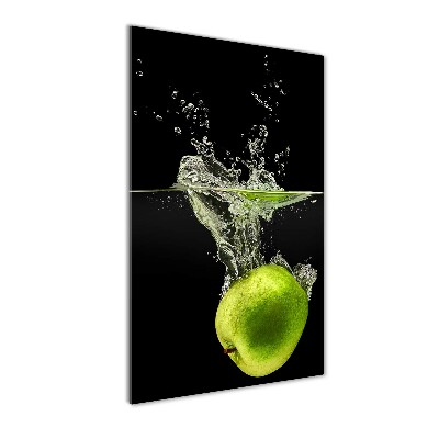 Tableau photo sur verre Pommes vertes