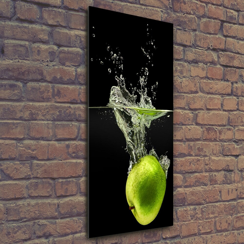 Tableau photo sur verre Pommes vertes