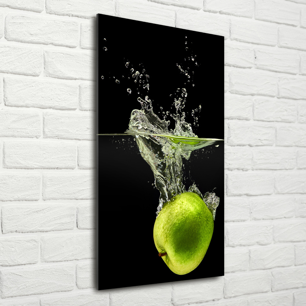 Tableau photo sur verre Pommes vertes