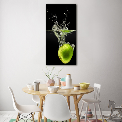 Tableau photo sur verre Pommes vertes