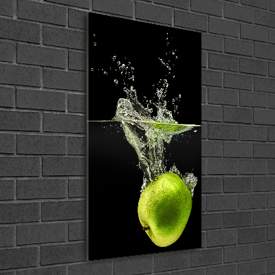 Tableau photo sur verre Pommes vertes