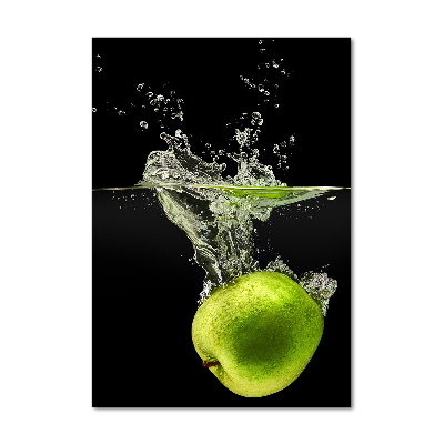 Tableau photo sur verre Pommes vertes