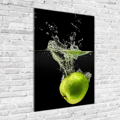 Tableau photo sur verre Pommes vertes