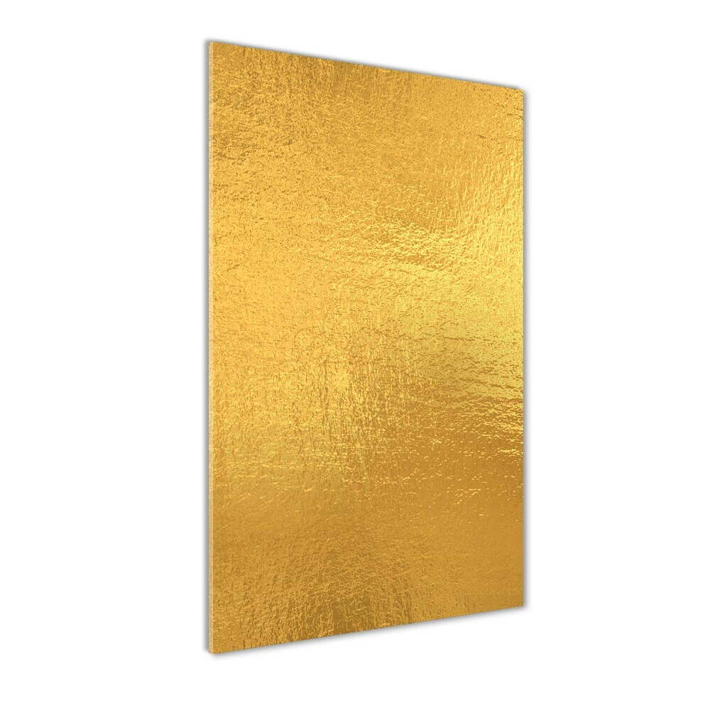 Tableau sur verre Fond feuille d'or