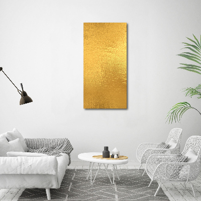 Tableau sur verre Fond feuille d'or