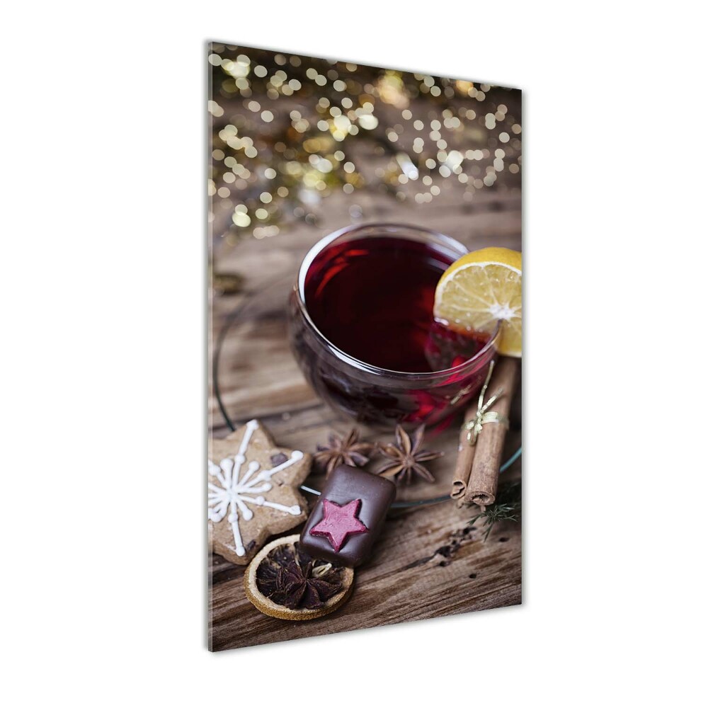 Tableau photo sur verre Vin chaud