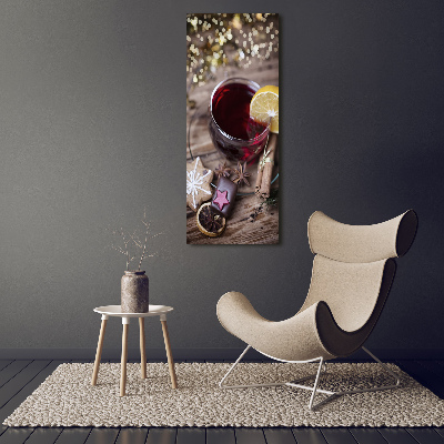 Tableau photo sur verre Vin chaud