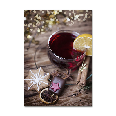 Tableau photo sur verre Vin chaud