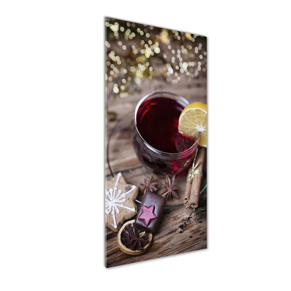 Tableau photo sur verre Vin chaud