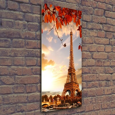 Tableau photo sur verre Tour Eiffel symbole de la France