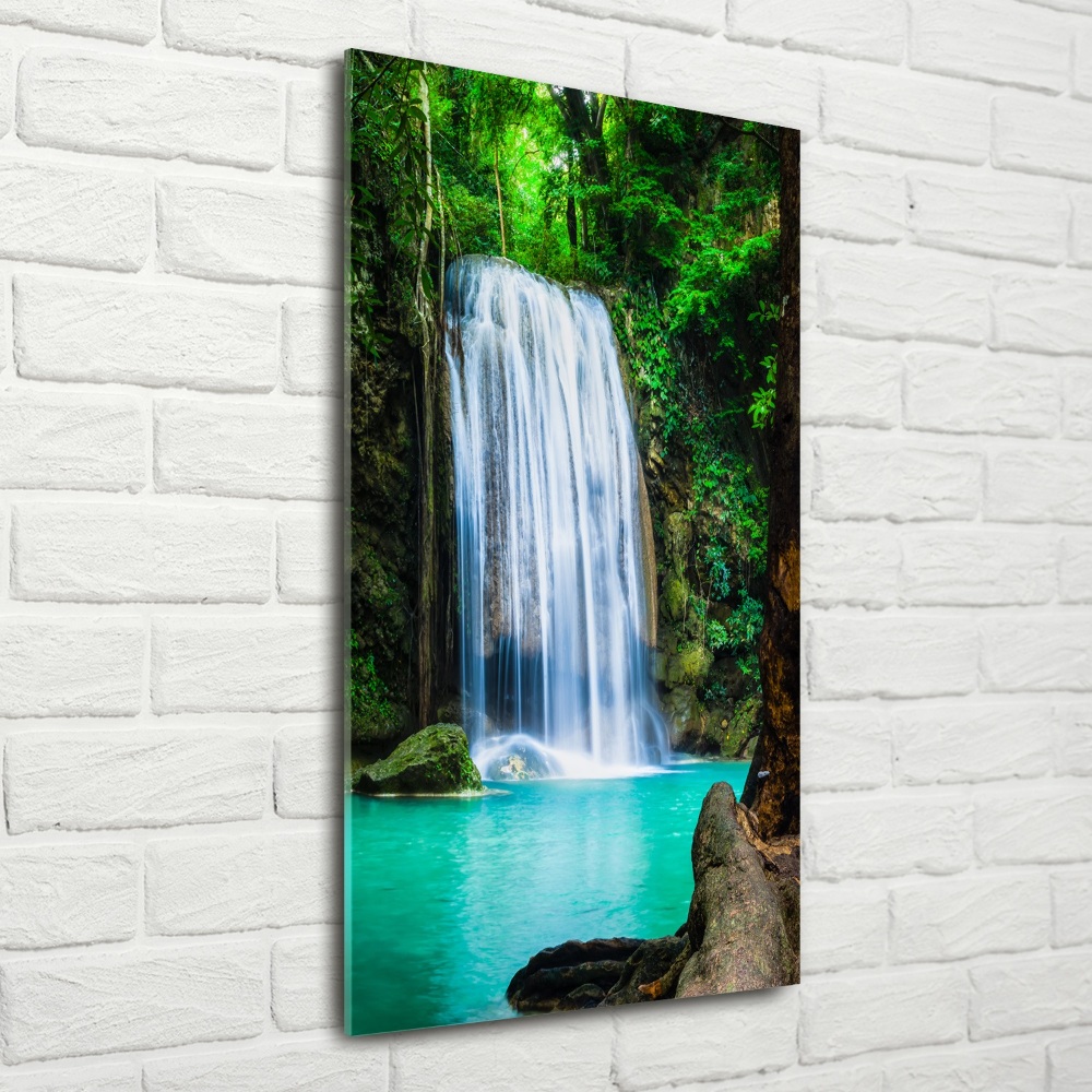 Tableau photo sur verre Cascade