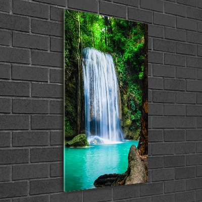 Tableau photo sur verre Cascade