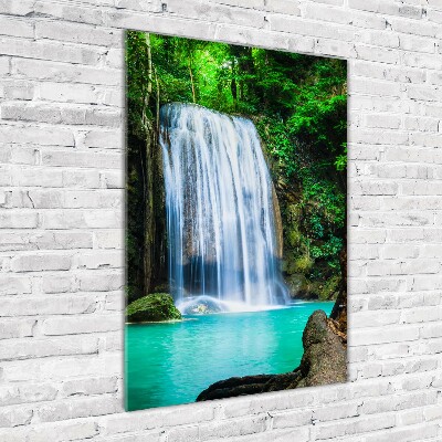 Tableau photo sur verre Cascade