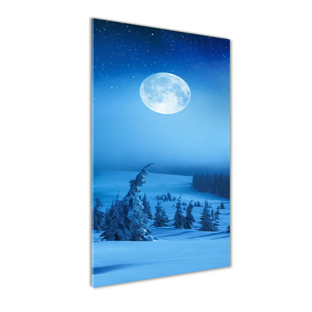 Tableau photo sur verre Pleine lune