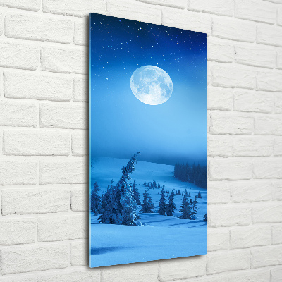 Tableau photo sur verre Pleine lune