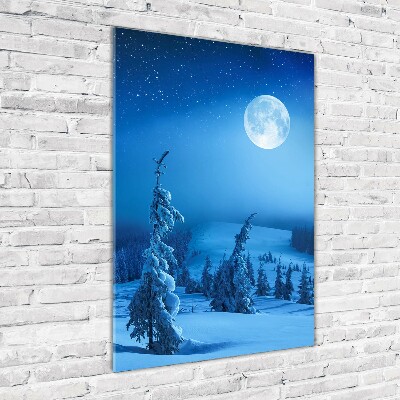 Tableau photo sur verre Pleine lune