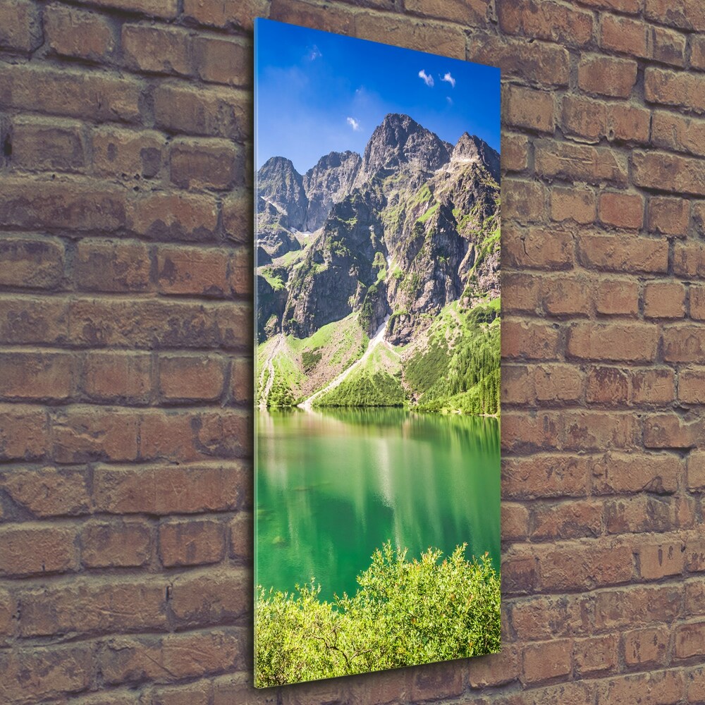 Tableau sur verre Morskie Oko Tatry