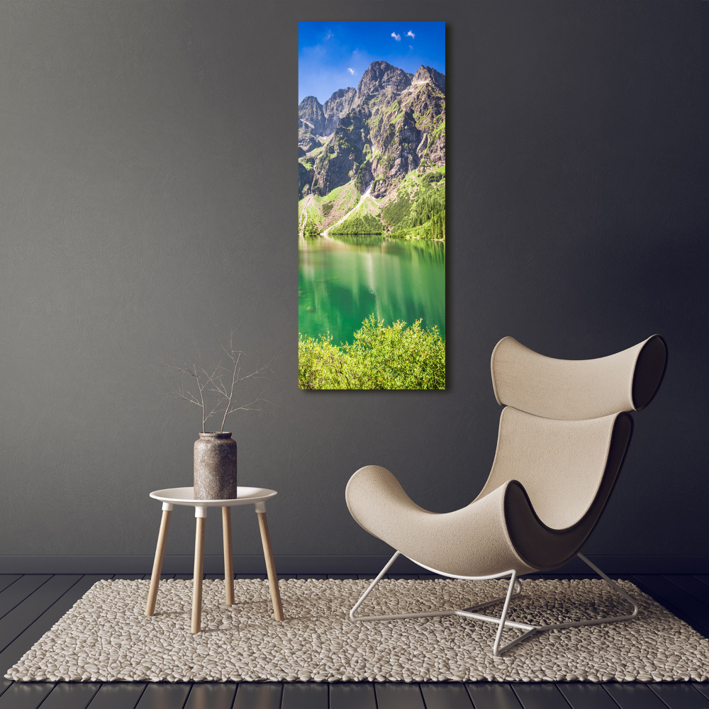 Tableau sur verre Morskie Oko Tatry