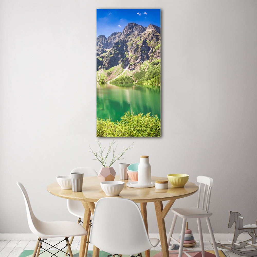 Tableau sur verre Morskie Oko Tatry