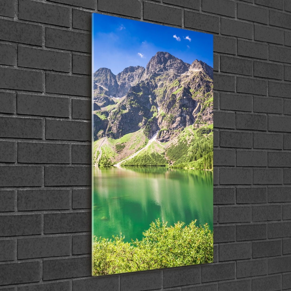 Tableau sur verre Morskie Oko Tatry