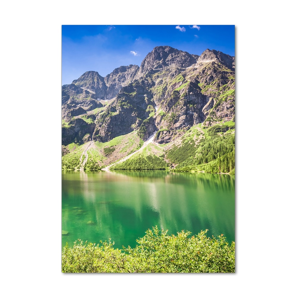 Tableau sur verre Morskie Oko Tatry