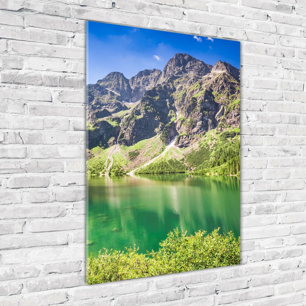 Tableau sur verre Morskie Oko Tatry